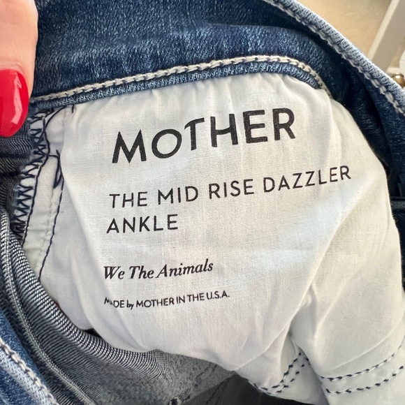 MOTHER The Mid Rise Dazzler Ankle in We The Animals, Size 27 (NWT) - Picture 8 of 8